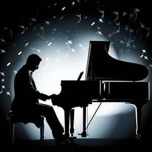Silhouettes in Melody: Jazz Piano Stories - Quiet Jazz Coffee House