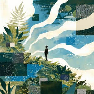 Toile Magique : L'Alchimie des Rêves au Musée - Zen Ambiance D'eau Calme