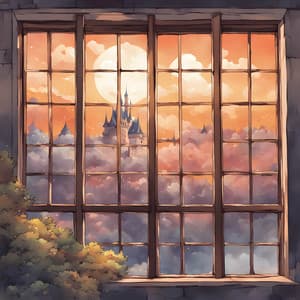 Echoes of Laputa: Lo-Fi Skies Above the Forgotten Castle - Anime Girl Lofi