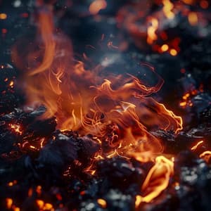 Chill Out Meditation: Warm Fire Sounds - Meditation Music Masters