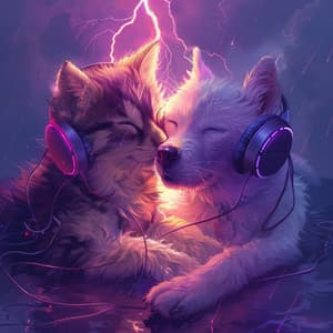 Calming Thunder: Pets Relaxation Melodies - Naturalis