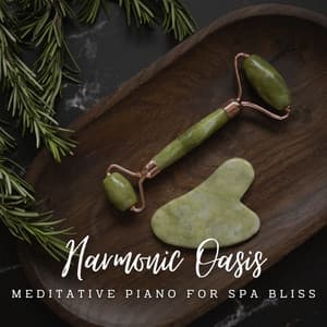 Harmonic Oasis: Meditative Piano for Spa Bliss - Piano Music To Fall Asleep Faster
