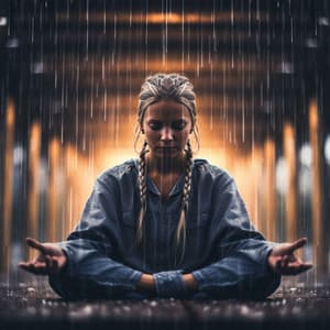 Binaural Drizzle: Rain Meditation Sounds - Soul Searching