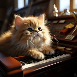 Acordes De Gato: Melodías Acogedoras De Piano - Piano para gatos