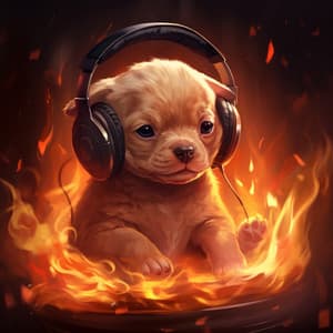 Fire's Trail: Dogs Peaceful Harmonies - Dog Separation Anxiety Music