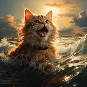 Música Para Aliviar El Estrés: Gato A Capella En El Arroyo Balbuceante - Esmeralda