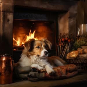 Confort Binaural Del Fuego Para Perros: Sonidos Calmantes - Naturaleza mística