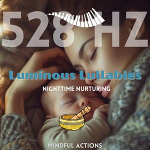 Luminous Lullabies: 528 Hz Nighttime Nurturing - Mindful Actions