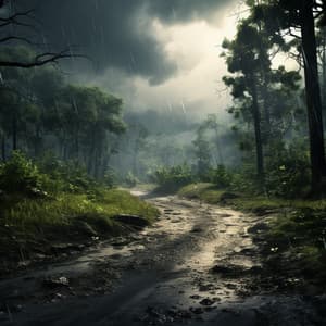 Inner Sanctuary: Binaural Rain for Stress Relief and Meditation - Soft Background Music