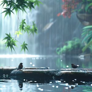 Puddle Ripple Concert: Binaural Rain and Nature's Birds - 78 72 Hz - Binaural Frequencies