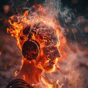 Fire's Relaxation Harmony: Soothing Flame Sounds - Relaxing Mode