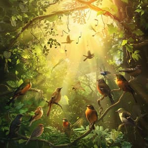 Binaural Bird Chorale: Songs of the Sky - 80 88 Hz - Electronic Waves