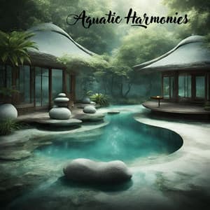 Aquatic Harmonies: Zen Oasis Retreat - Calm Music Zone