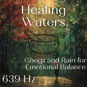 Healing Waters: 639 Hz Gongs and Rain for Emotional Balance - Nebula of Dreams