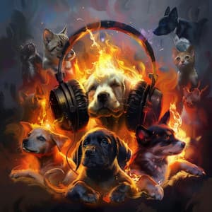 Fire Companions: Pets Soothing Rhythms - Sleeping Pet Music