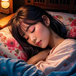 Soothing Lofi for Sleep: Calm Night Beats - Deep Blue Melody