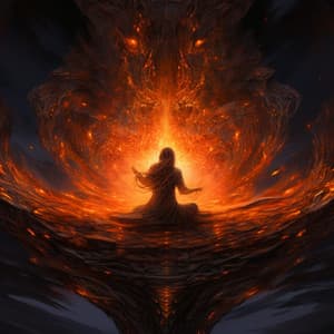 Fire Meditation: Calm Blaze Sound - Blissful Calm