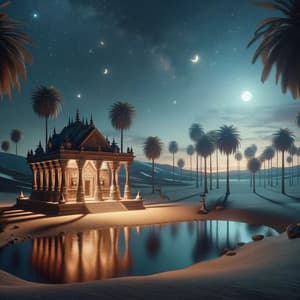 Eternal Peaceful Journey: Sacred Temple Chants, Silent Nightfall Oasis - Relaxing Zen Music Ensemble