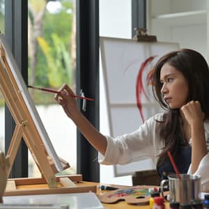 Mindful Lofi Canvas: Soothing Focus Tunes - Jamie Lofi