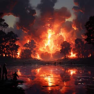 Serenidad De Sueño A La Luz Del Fuego: Música Para Dormir - Música del domingo por la noche