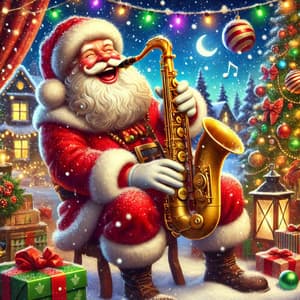 Santa's Saxophone Selection: Elegant Christmas Mix - Jazz Sax Lounge Collection