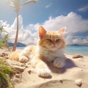 Siestas Felinas De Ensueño En La Orilla: Armonía Oceánica - Ruidos de la Naturaleza