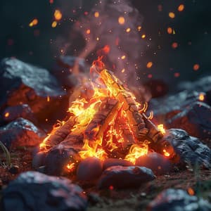 Binaural Fire Reflections for Deep Meditation - Body and Soul Music Zone