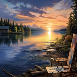 Harmonious River Retreat: Music for Ultimate Relaxation - Soothing Ocean Sounds