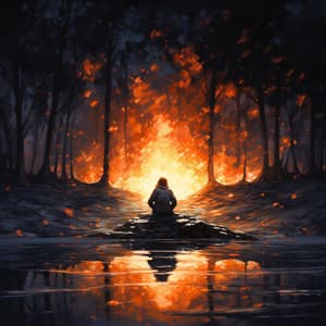 Meditaciones Junto A La Hoguera: Música Para El Fuego Interior - Terapia de la flor de loto