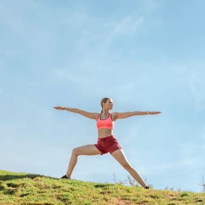 Binaural Ember Harmony: Gentle Firelit Yoga Harmony - Binaural Frequencies