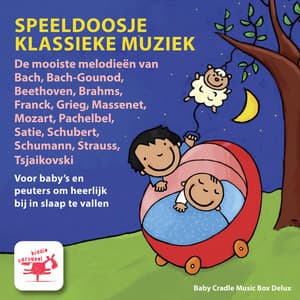 Speeldoosje Klassieke Muziek De Mooiste Melodieën Van Bach, Bach-Gounod, Beethoven, Brahms, Franck, Grieg, Massenet, Mozart, Pachelbel, Satie, Schubert, Schumann, Strauss, Tsjaikovski Voor Baby’s En Peuters Om Heerlijk Bij In Slaap Te Vallen - Baby Cradle Music Box Delux