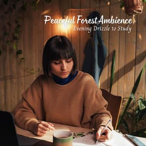 Peaceful Forest Ambience: Evening Drizzle to Study - Rain Radiance