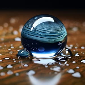 Raindrop Harmony: Melodic Shower - Happy Afternoon Music