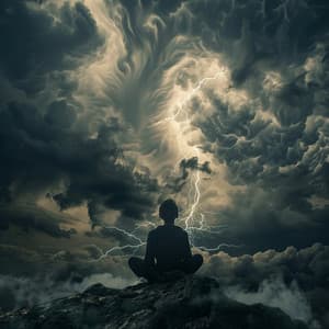 Meditación Del Trueno: Zumbido Tranquilo De Las Tormentas - Curación de frecuencias de solfeo