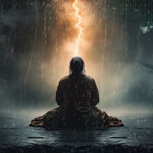 Meditación Del Trueno Místico: Melodías Serenas Para Reflexión Consciente - Cena Música Relajante