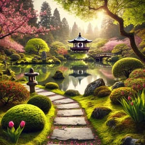 Zen Oas: Asiatisk meditation med naturljuden för inre frid - Lugn Musik Atmosfär