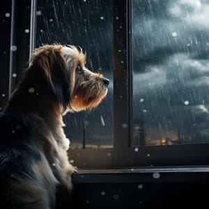 Armonía Canina Con Lluvias: Sesiones Musicales - Sonido relajante de la naturaleza