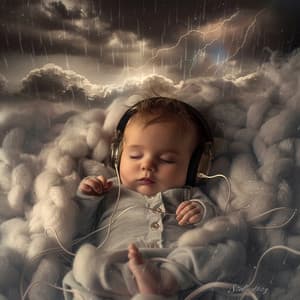 Binaural Thunder: Baby Sleep Vibes - Fantasies Lullaby Music Paradise