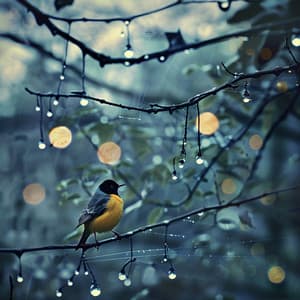 Nature Rain Lullabies: Binaural Birds Sleep - 80 88 Hz - Sleeping Music