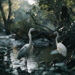 Calming Binaural Birds Creek and Nature for Relaxation - Relaxing Music Playlist
