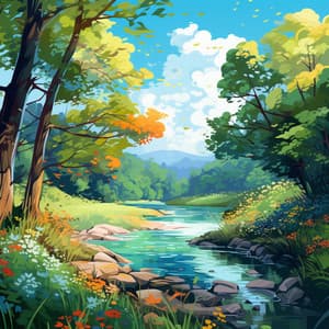 Riverside Reverie: Binaural Relaxation by the Stream - 432 Hz Frequencies