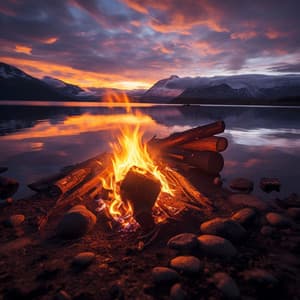 Armonía Entre La Naturaleza Y El Fuego: Paisajes Sonoros Serenos - Paraíso de los sonidos de la naturaleza