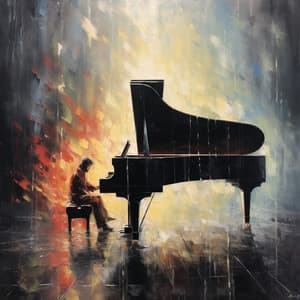 Relajación Con Piano En La Elegancia Lluviosa - Pianista Relajante