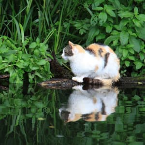 Radiant Cat Waterside: Ambient Contented Harmony - The Cat Relaxer