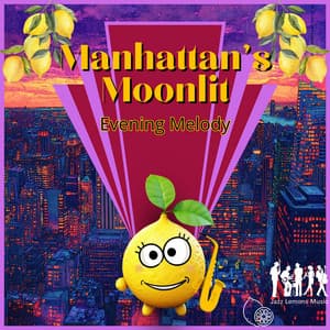 Manhattan's Moonlit Evening Melody - Jazz Lemons Music