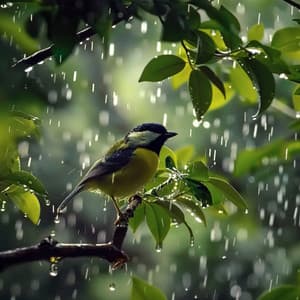 Serene Binaural Focus: Rain and Birds Meditation - Mindfulness Meditation Guru