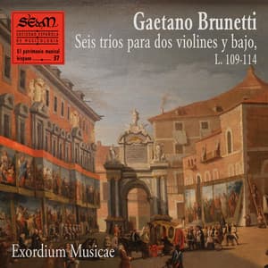 Gaetano Brunetti. Seis Tríos para Dos Violines y Bajo, L. 109-114 - Gaetano Brunetti