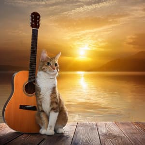 Cats' Waterside Serenity: Relaxing Guitar Harmonies - Seductive Guitar Music