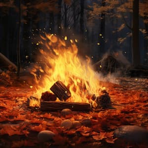 Fire's Gentle Touch for Dogs: Calm Flame Echoes - Barky