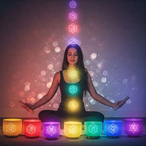 Seven Chakras Rebalancing: Crystal Singing Bowls for Chakra Energy Alignment, and Balanced Living - Chakra Balancing Music Oasis
